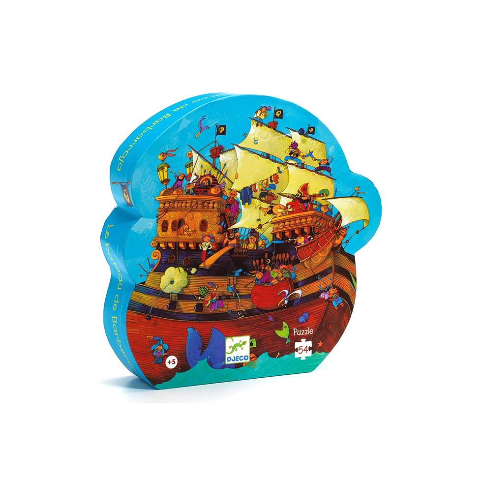 Παζλ πειρατικό καράβι Μπαρμπαρόσα, Djeco